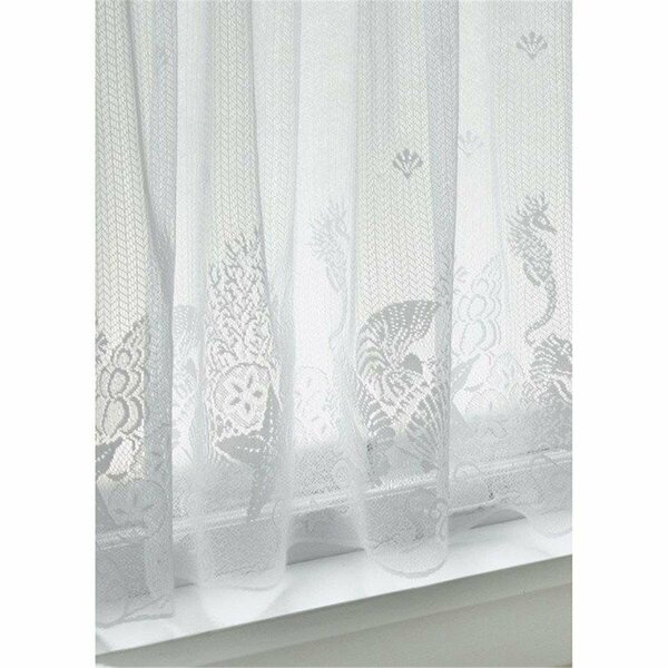 Heritage Lace 60 x 36 in. Seascape Tier - White 6155W-6036